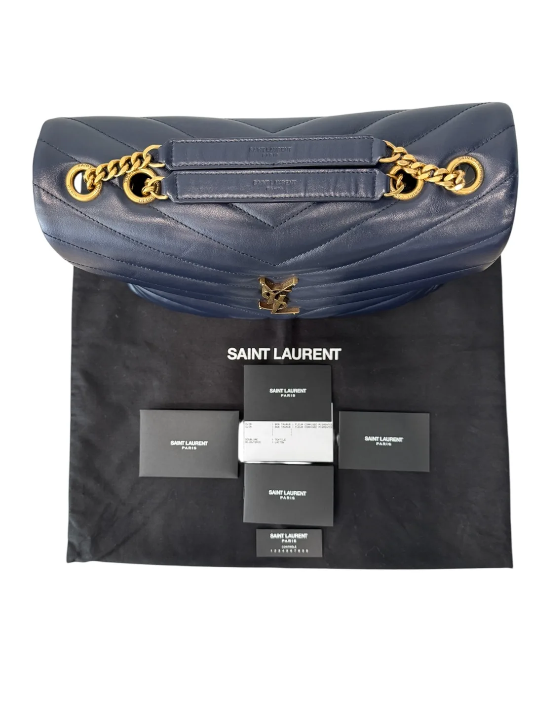 YSL Saint Laurent Loulou Medium leather shoulder bag image indicator(5)