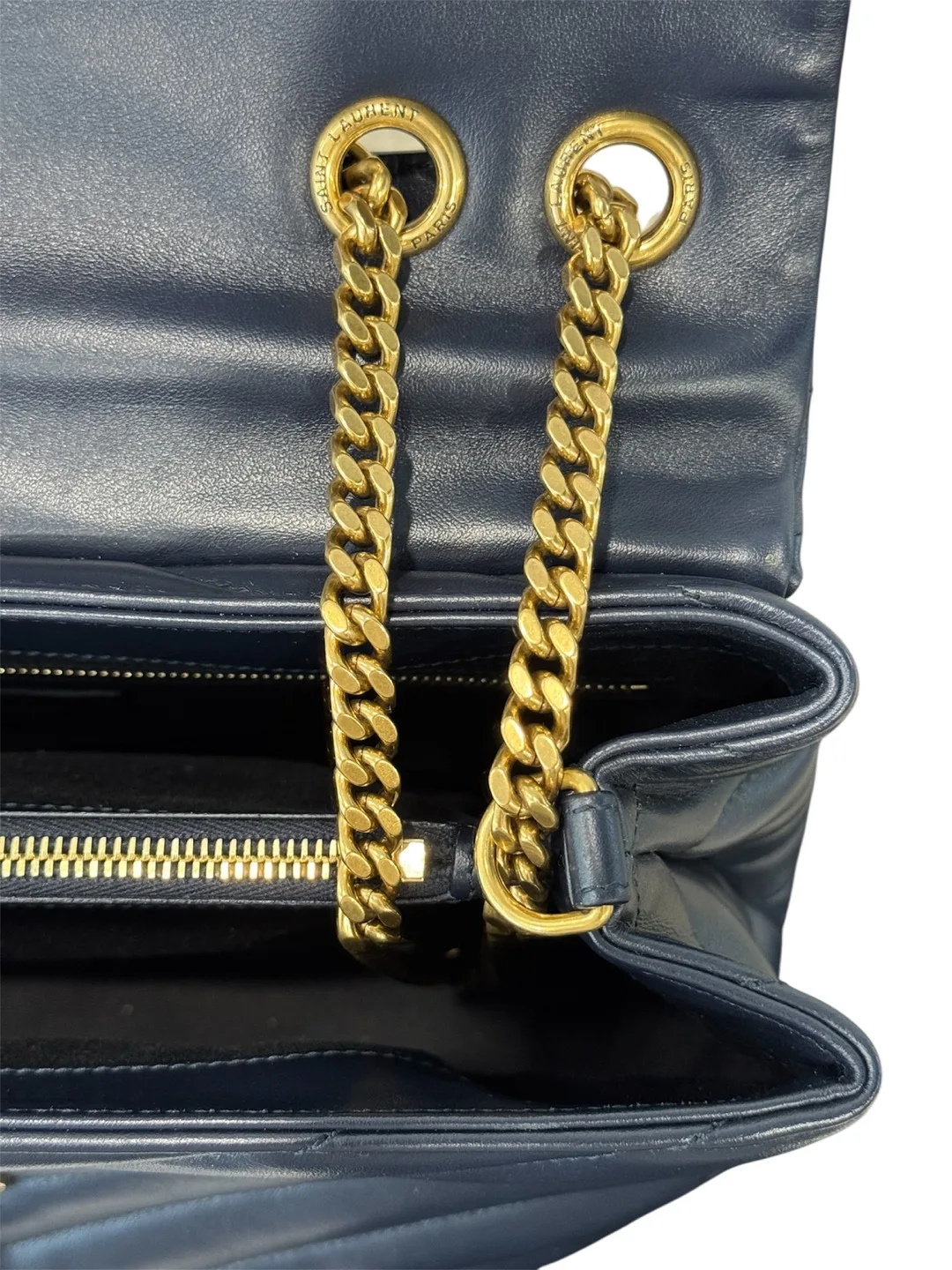 YSL Saint Laurent Loulou Medium leather shoulder bag image indicator(7)