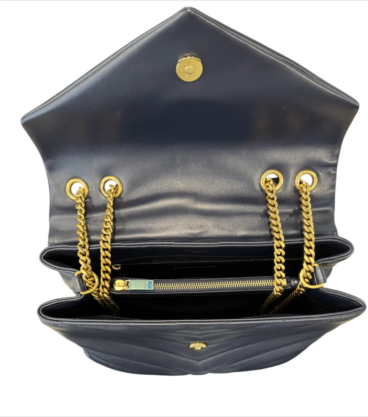 YSL Saint Laurent Loulou Medium leather shoulder bag image indicator(8)