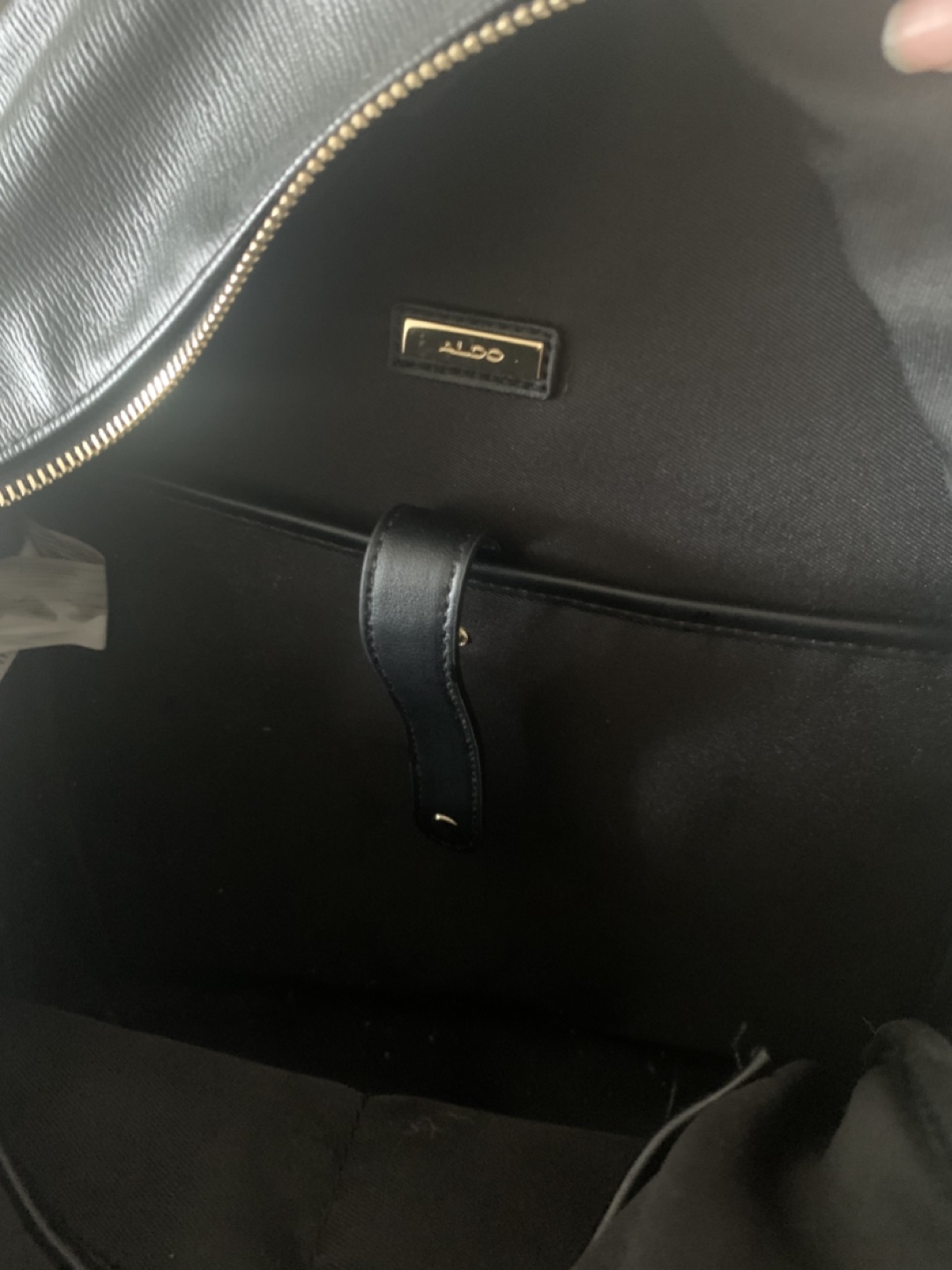 ALDO Black Leather Backpack - photo 3