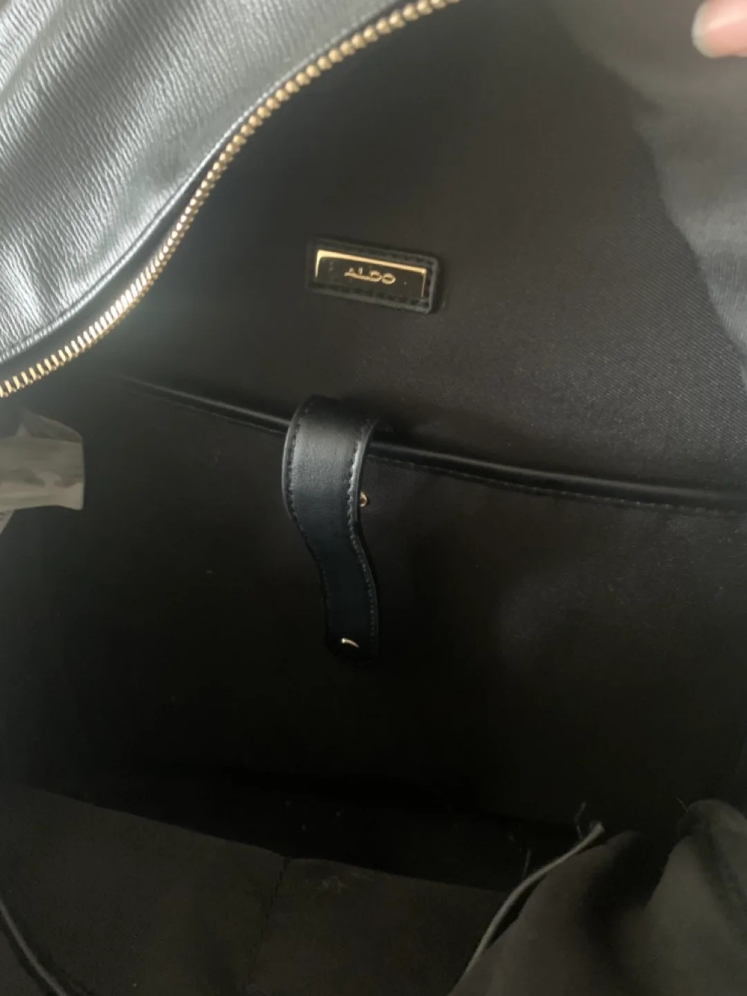 ALDO Black Leather Backpack image indicator(3)