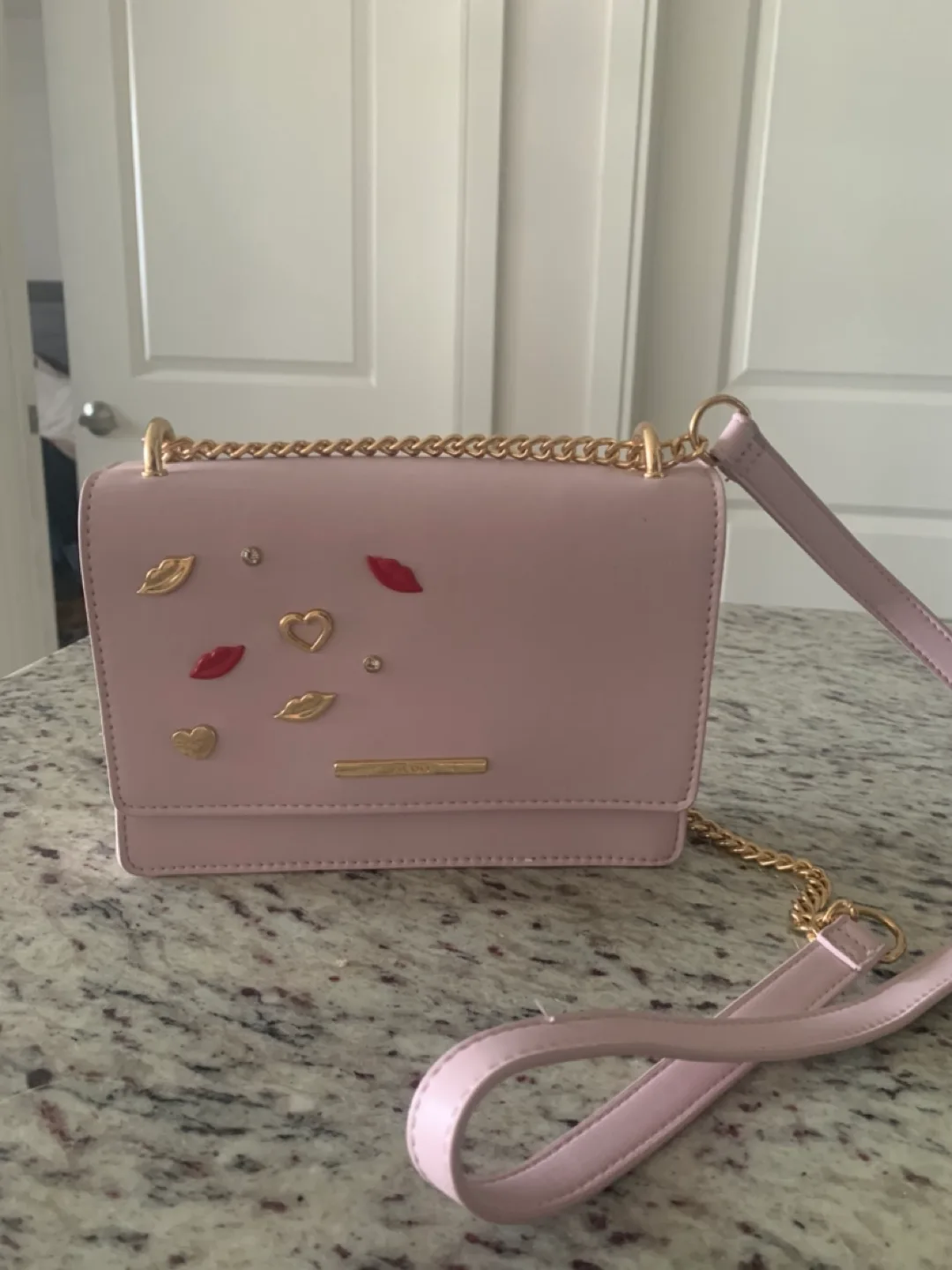 Aldo Pink Crossbody Bag