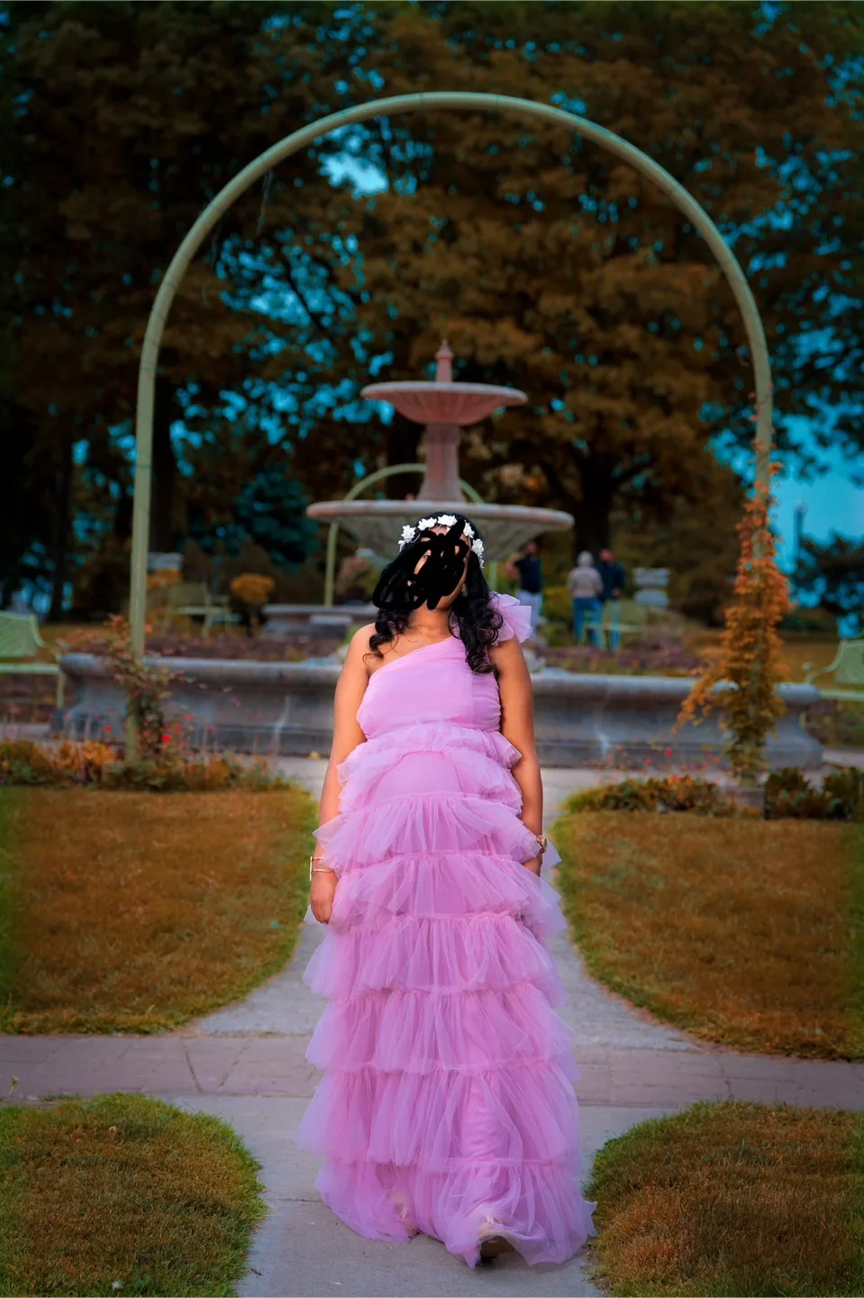 Maternity photo shoot dress image indicator(2)