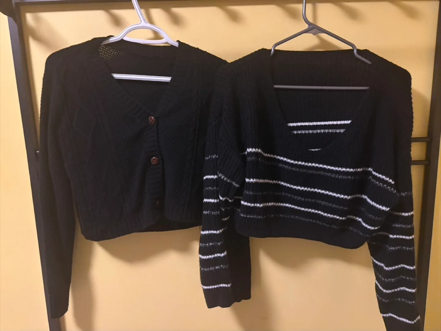 2 cropped sweaters (Small) (Both together for $3) thumbnail