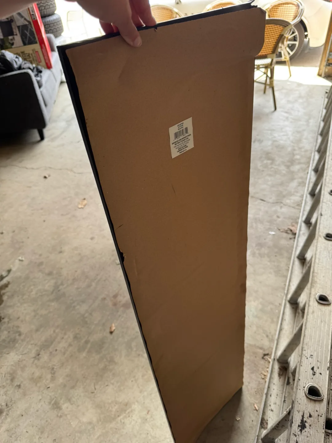 Full Length Black Framed Mirror image indicator(2)