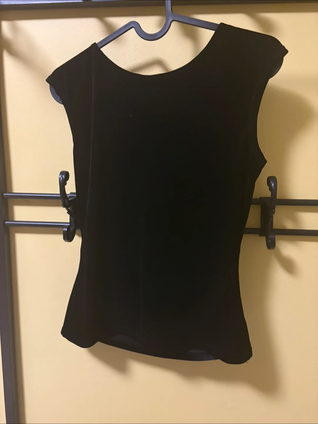 Black velvet top (Barely worn) (Medium)(FREE) image indicator(3)