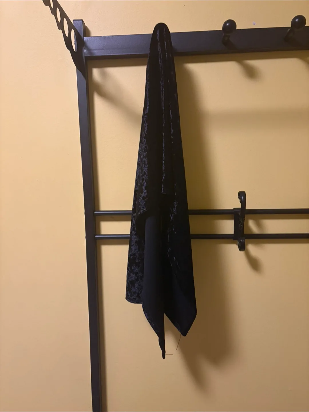 Black velvet scarf (Never used) (Giving away for FREE) thumbnail