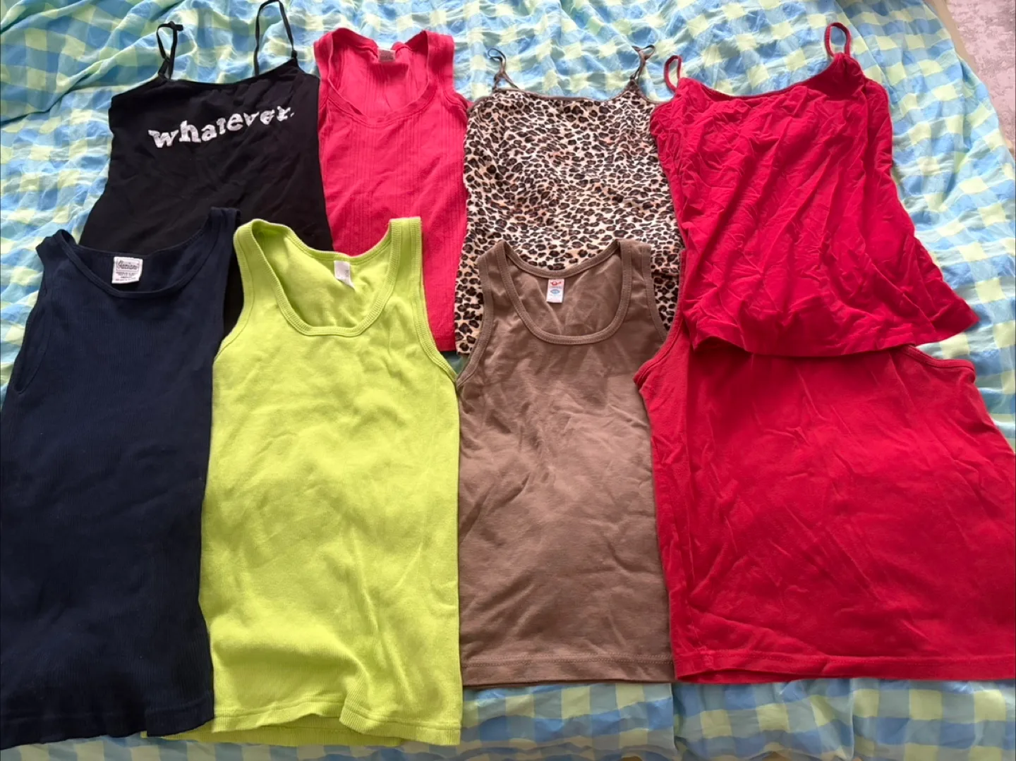 8 tank tops (Never worn) (Medium/Large) (All together for $5) thumbnail