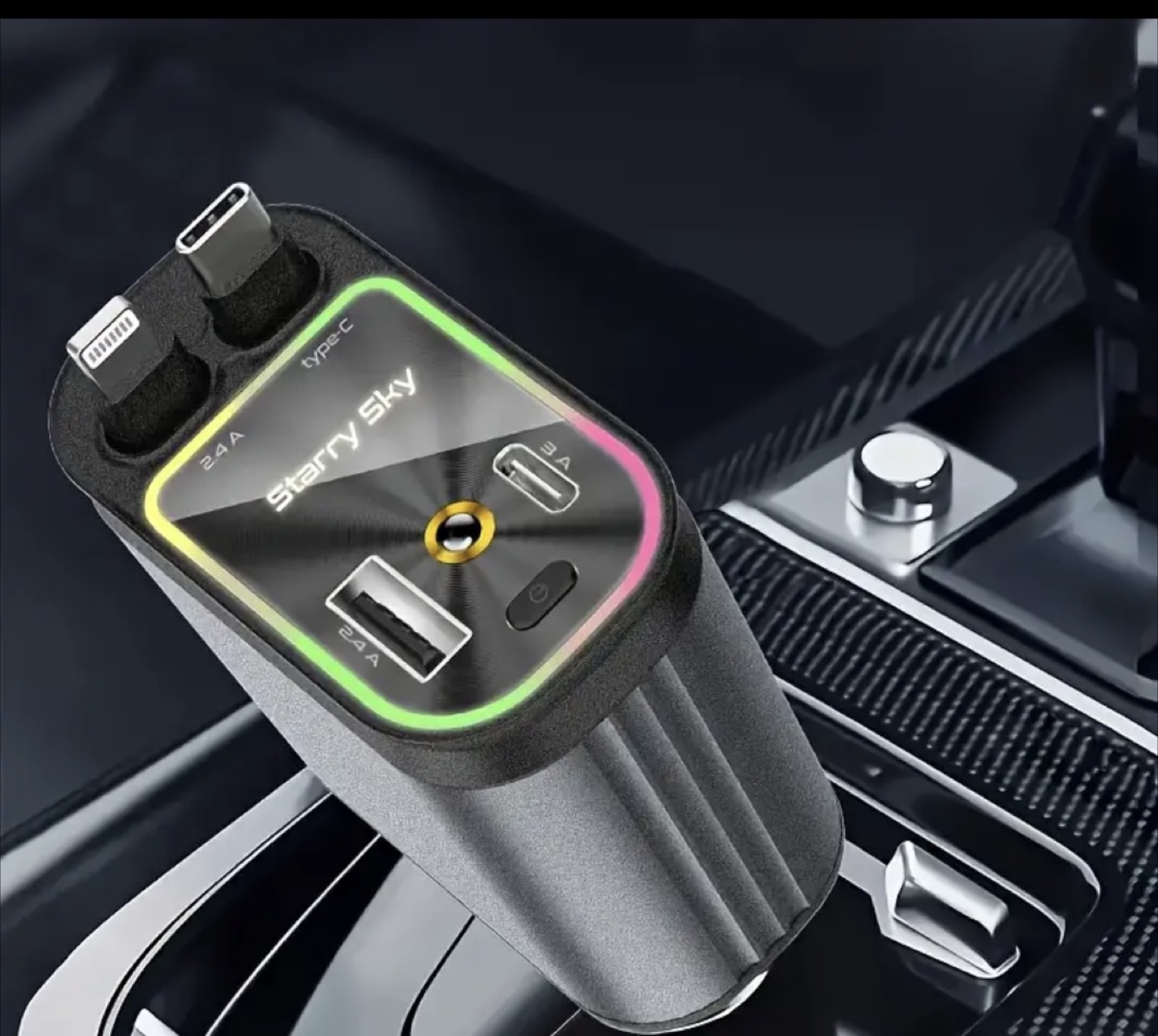 New 4-in-1 Starry Sky Car Charger