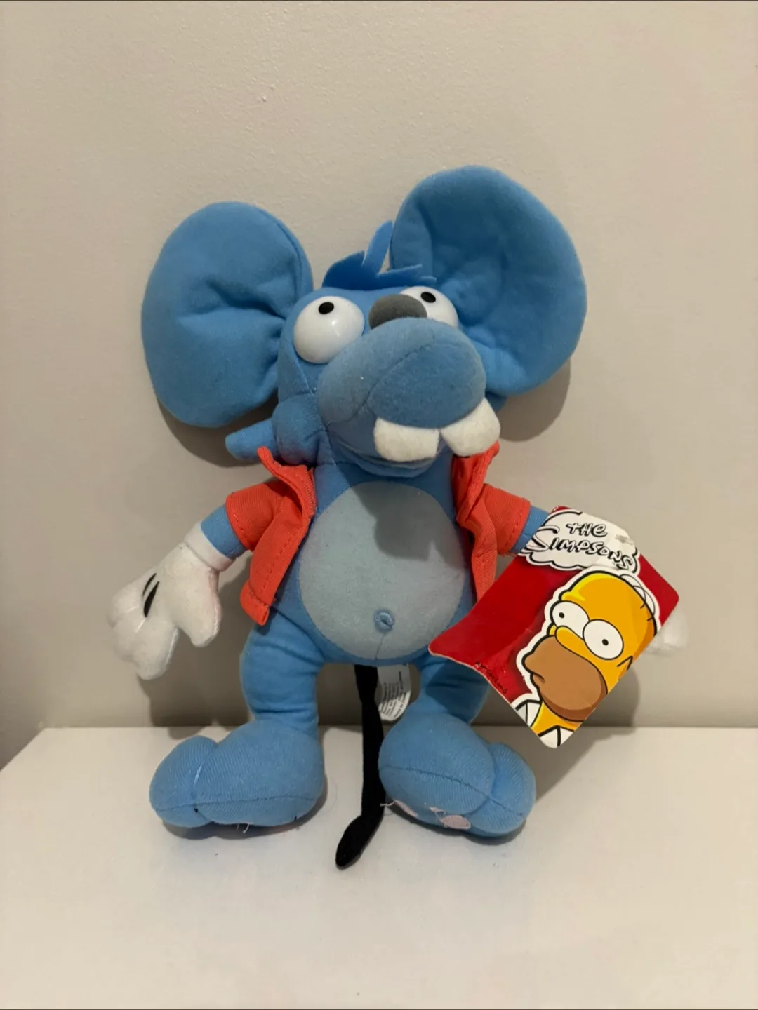Itchy and scratchy The Simpsons plush toy y2k thumbnail