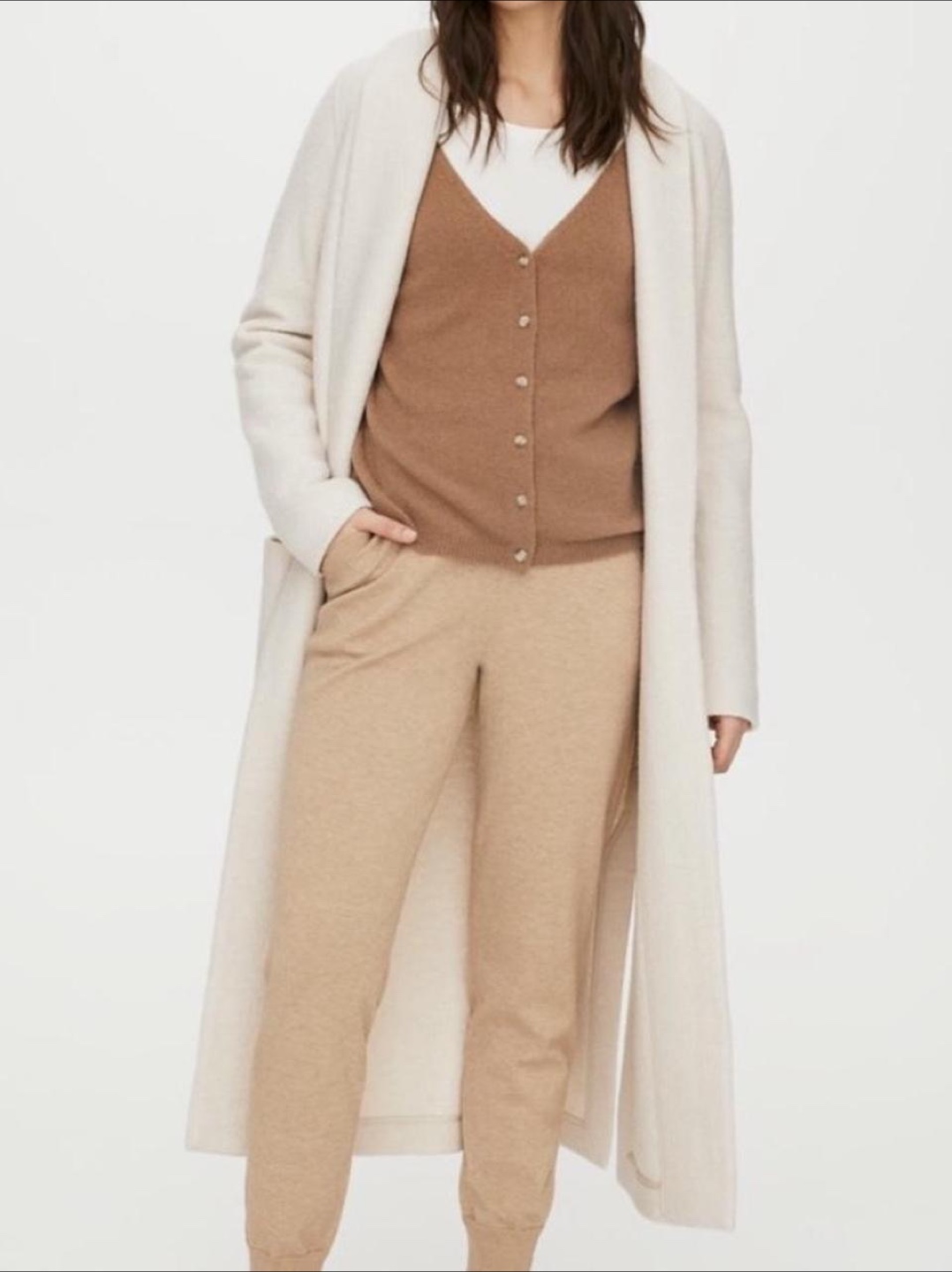 Aritzia The Group by Babaton Wool Cashmere Lounge Cardigan - photo 5