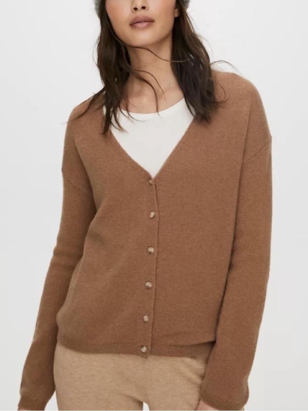 Aritzia The Group by Babaton Wool Cashmere Lounge Cardigan - photo 4