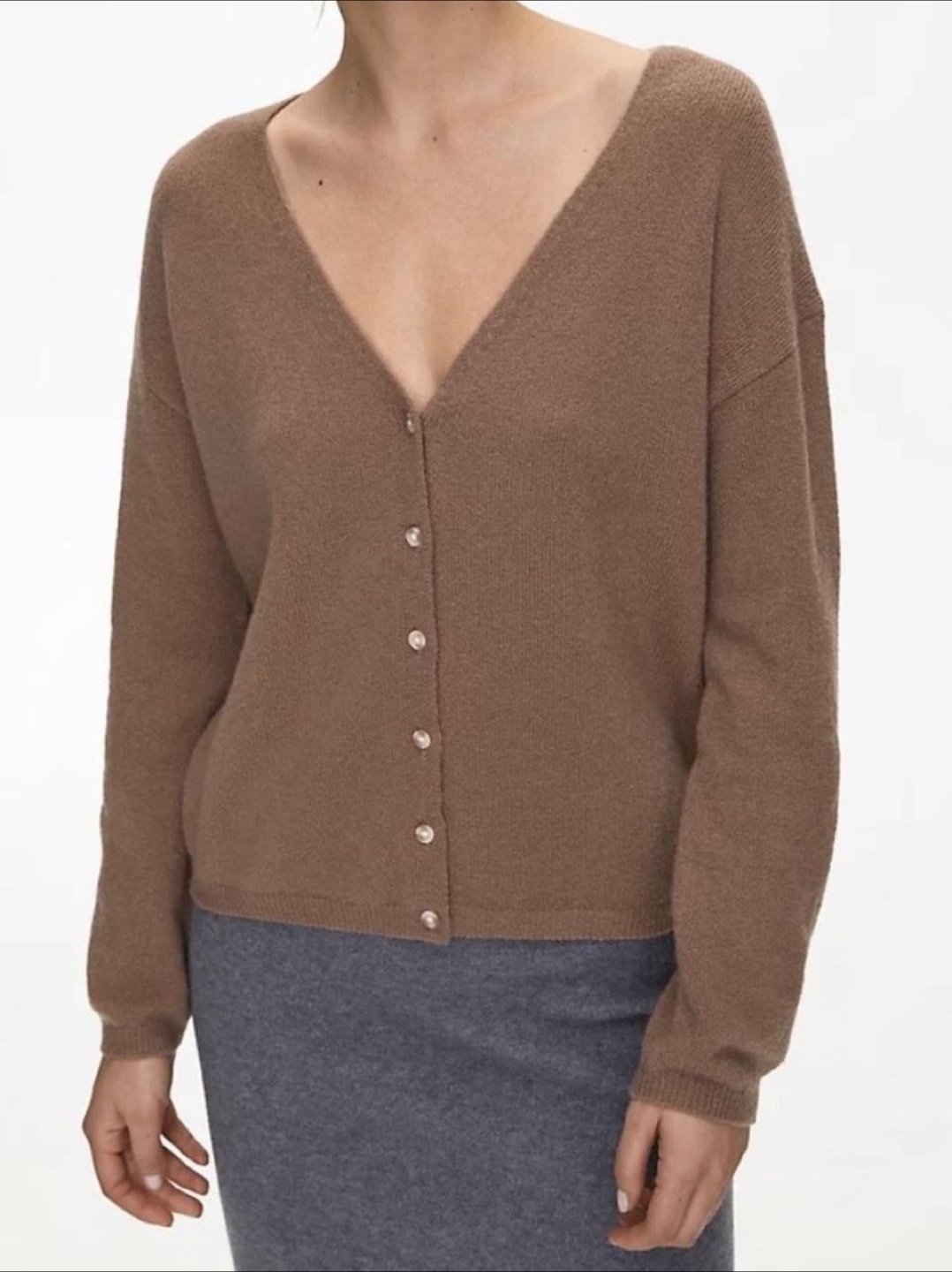 Aritzia The Group by Babaton Wool Cashmere Lounge Cardigan