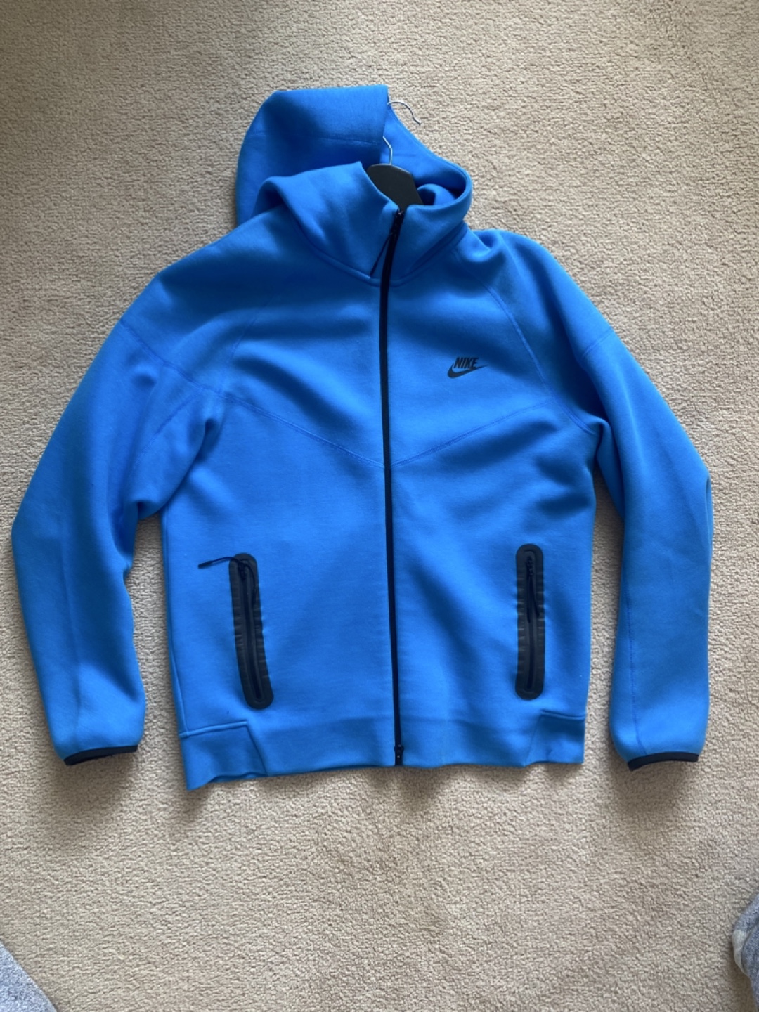 Nike Tech Fleece Hoodie - Large - Blue