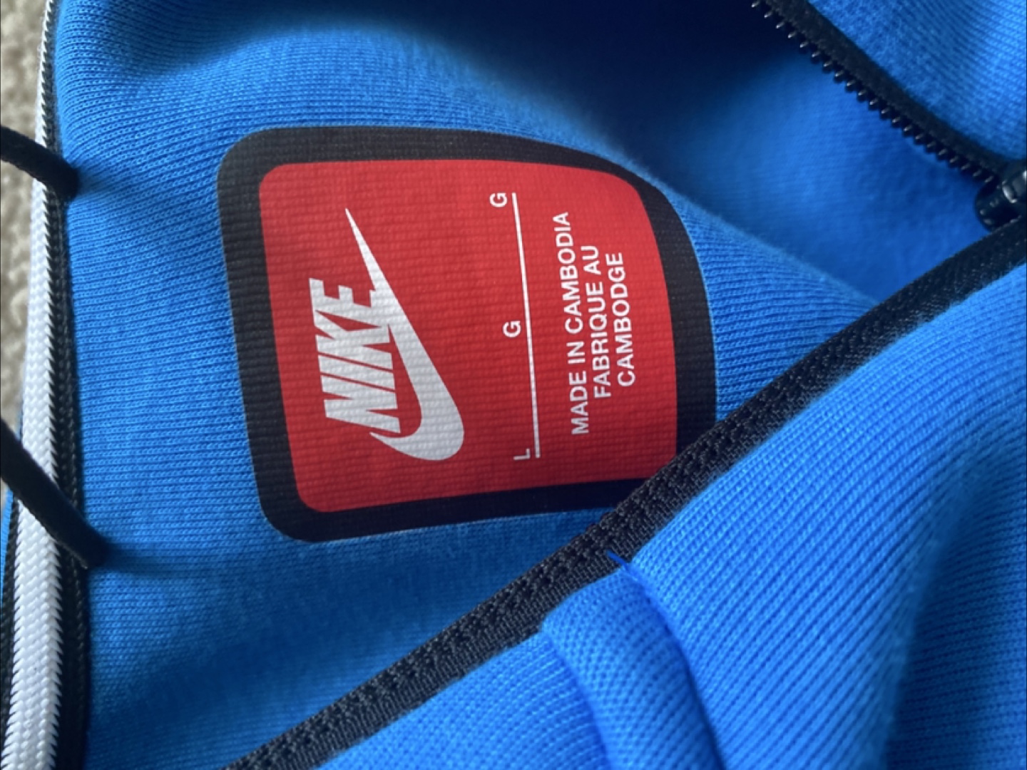 Nike Tech Fleece Hoodie - Large - Blue - photo 2