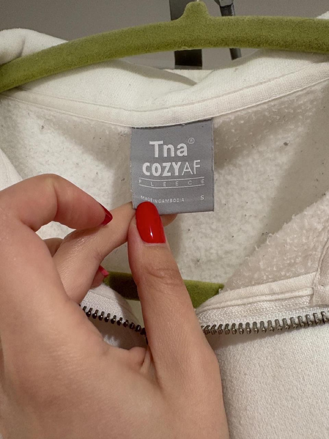 Aritzia TNA 1/4 Zip Sweatshirt - photo 4