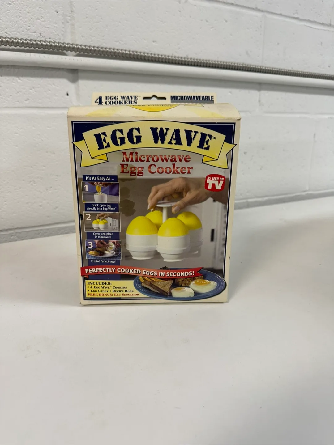 Egg Wave Microwave Egg Cooker - New in Box thumbnail