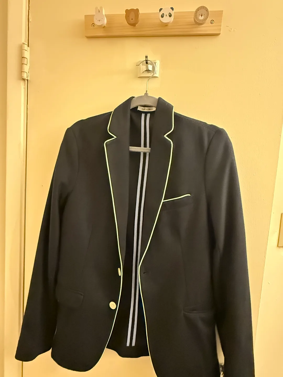 Zara Man Navy Blazer thumbnail