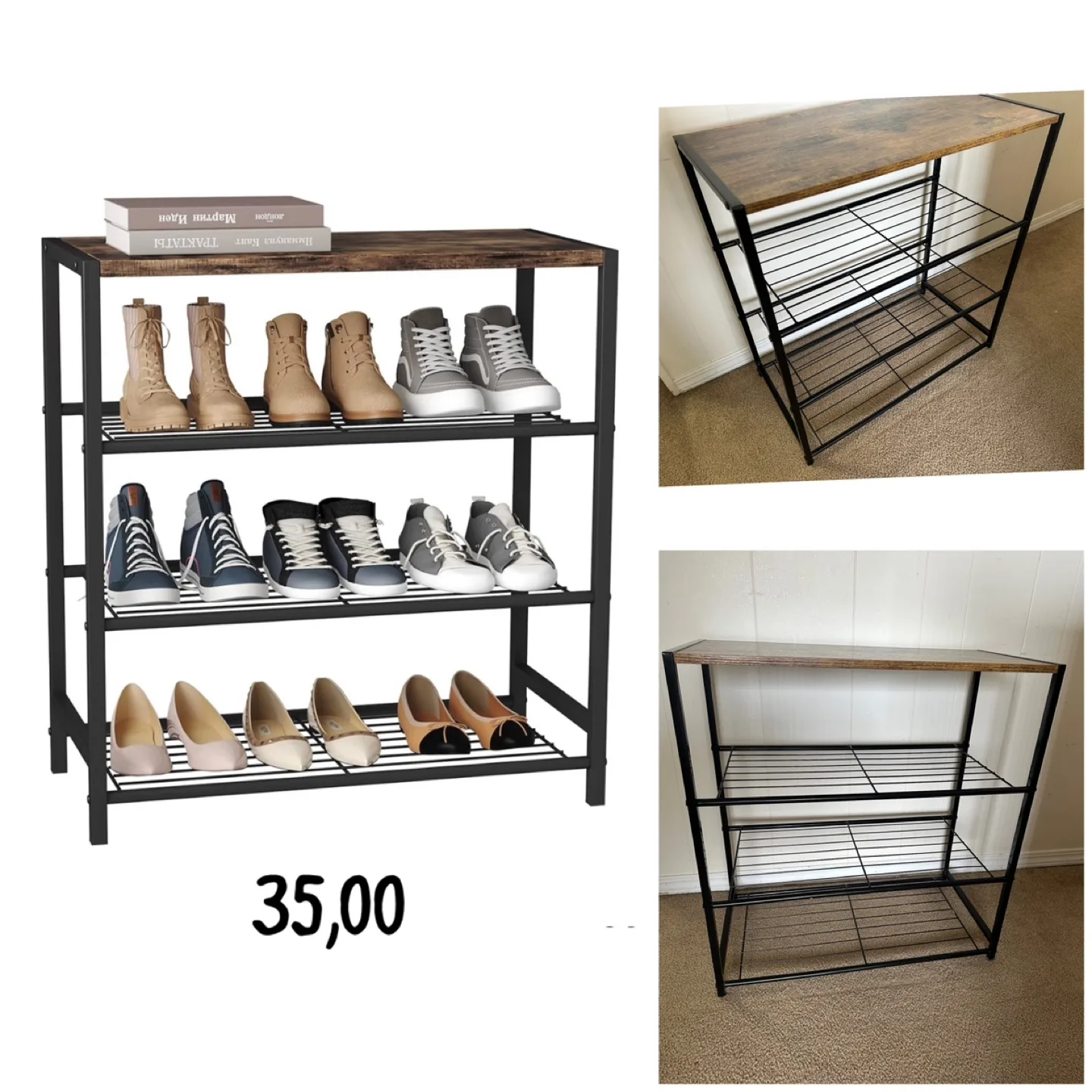 4-Tier Shoe Rack Organizer thumbnail