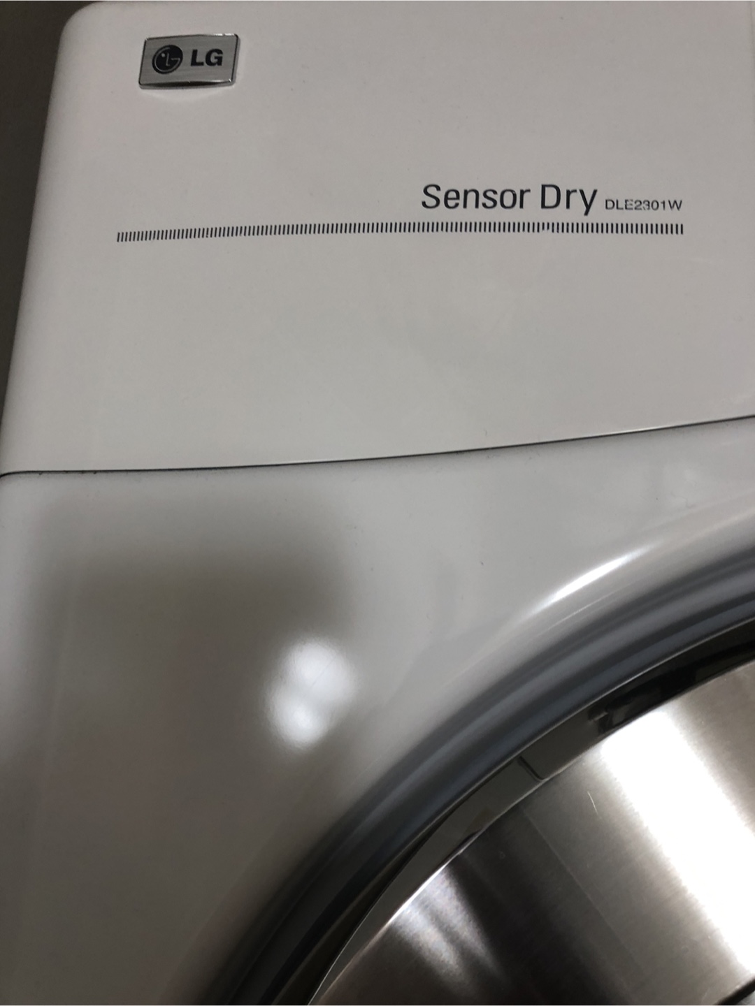 LG Sensor Dry DLE2301W Dryer - photo 4