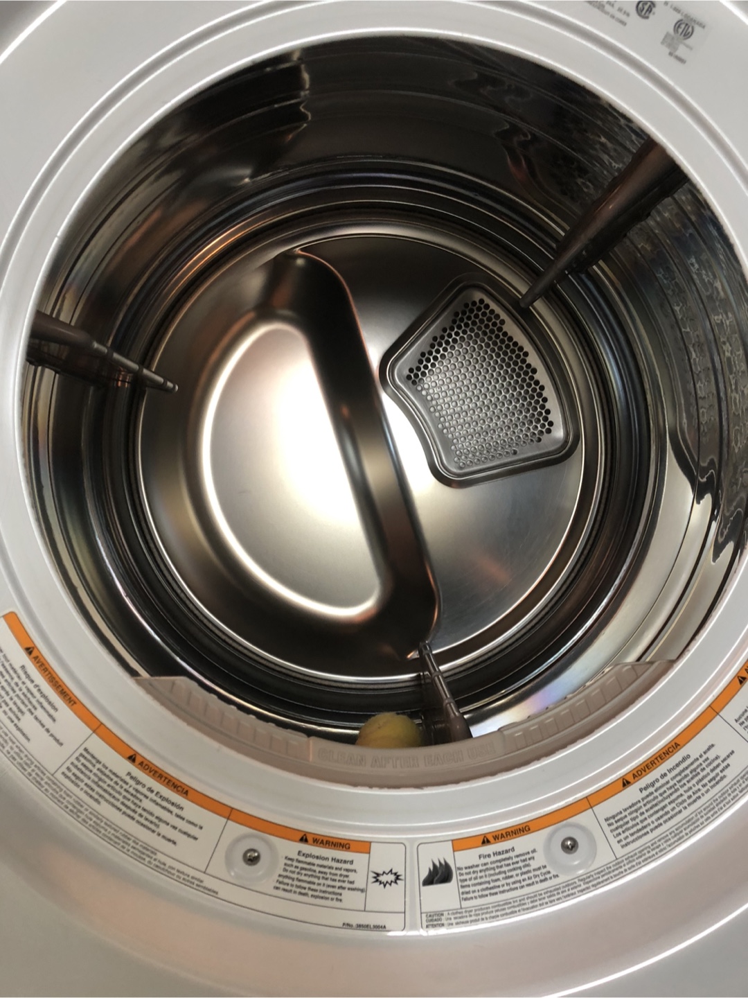 LG Sensor Dry DLE2301W Dryer