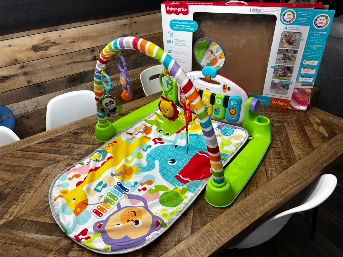 Fisher-Price Deluxe Kick & Play Piano Gym (0-36M)
