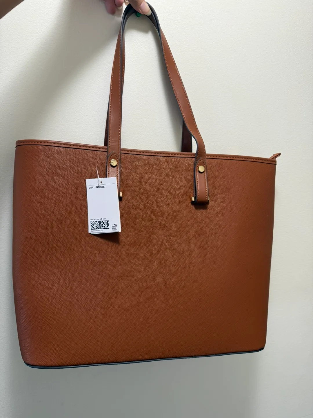 H&M Cognac Brown Tote Bag – Brand New with Tag thumbnail