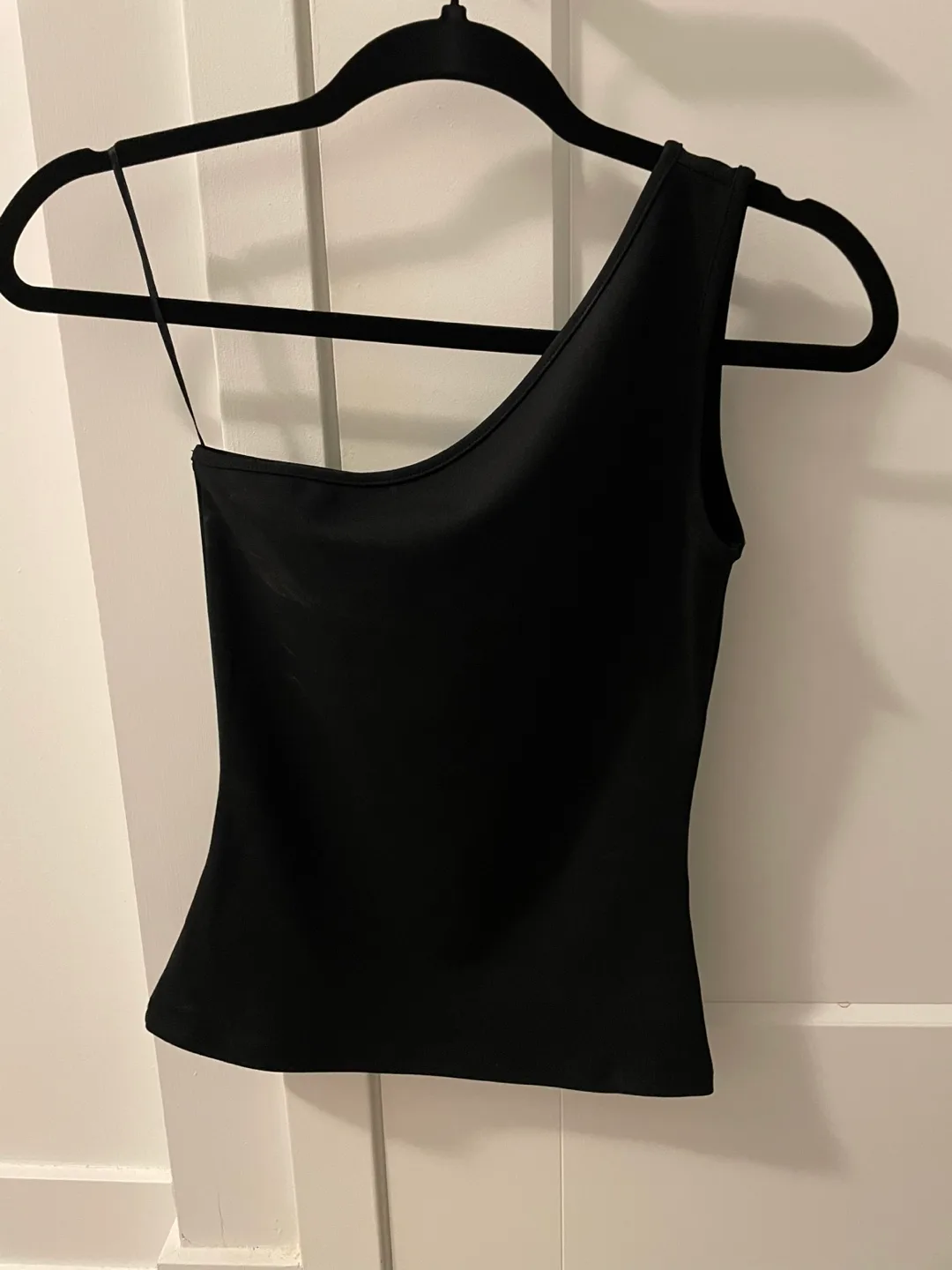 H&M Black One-Shoulder Top thumbnail