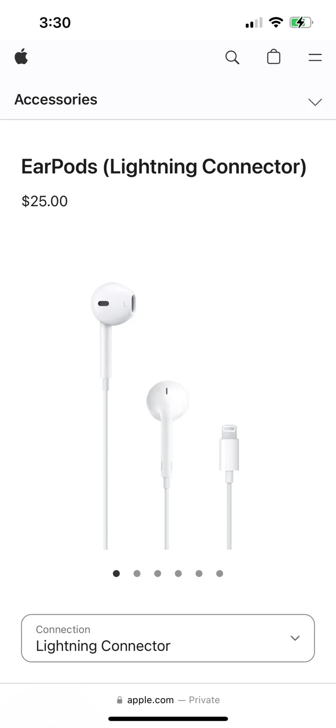 Authentic Apple EarPods (NEW) image indicator(3)