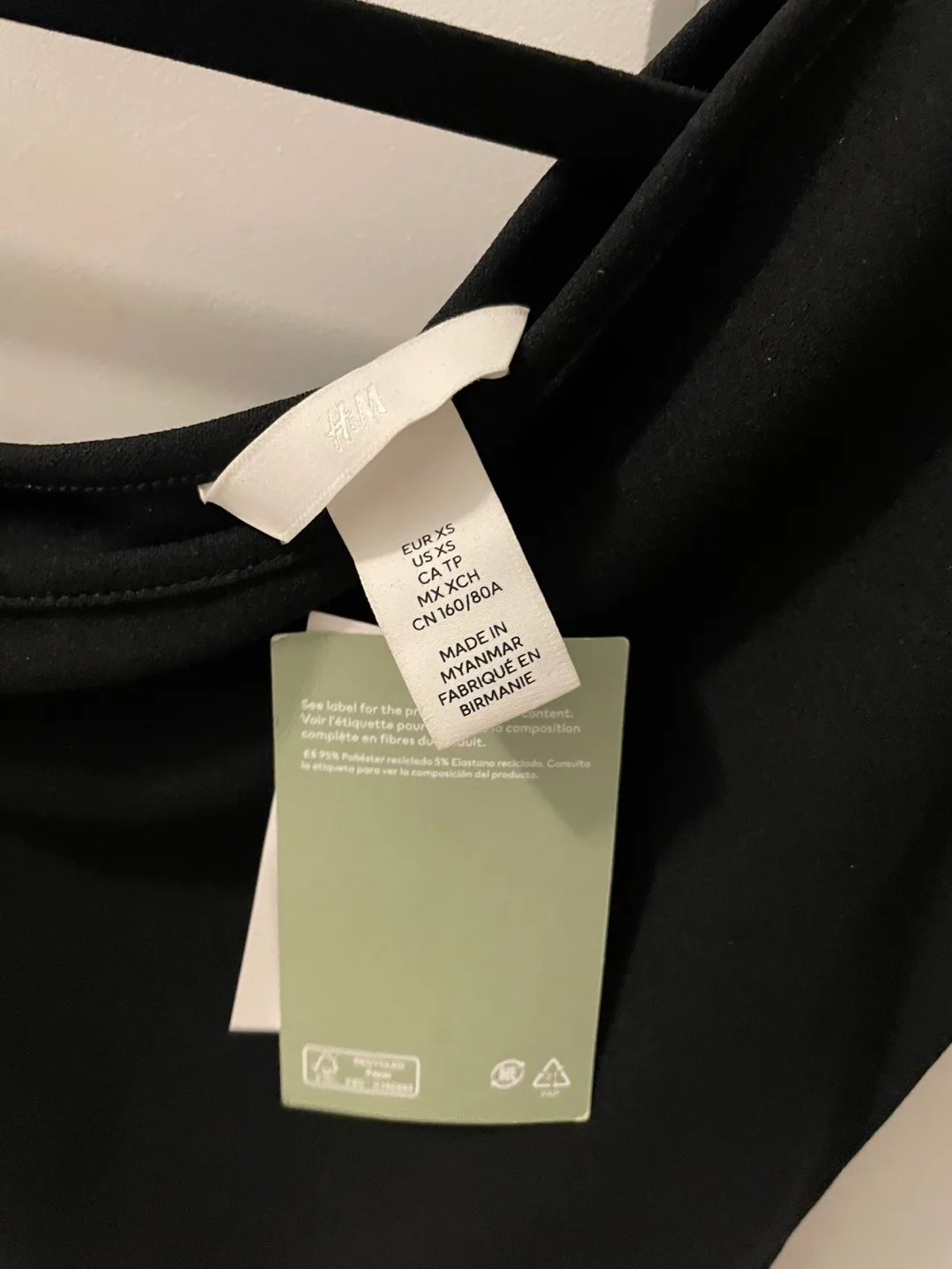 H&M Black One-Shoulder Top image indicator(2)