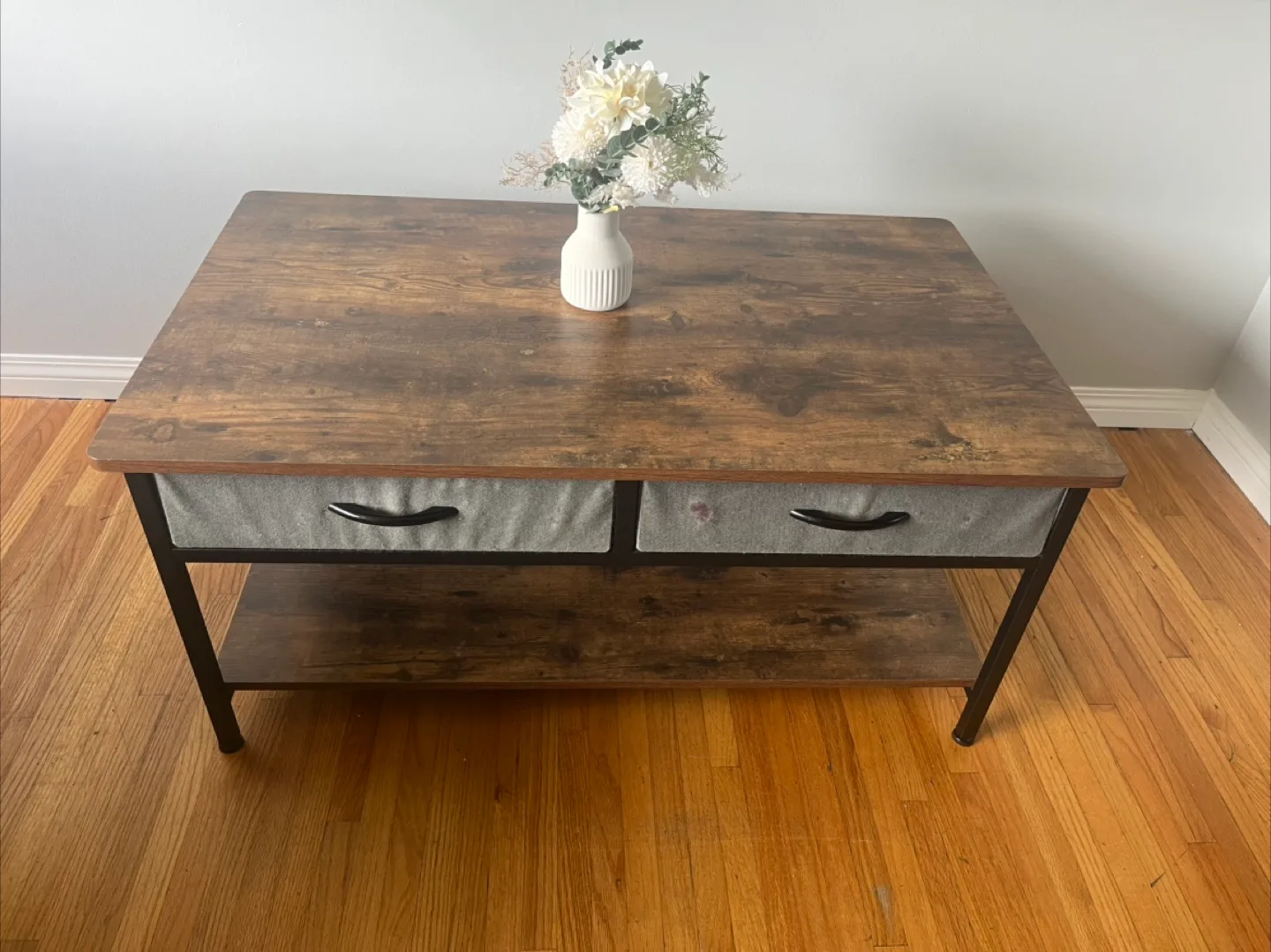 Brown Coffee Table with Storage thumbnail