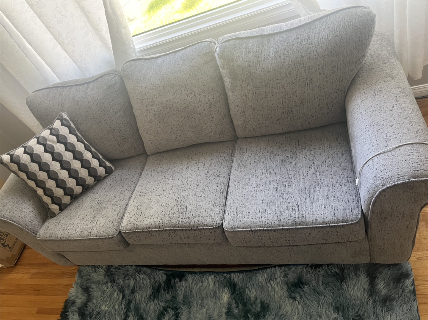 Grey Sofa Couch - photo 2