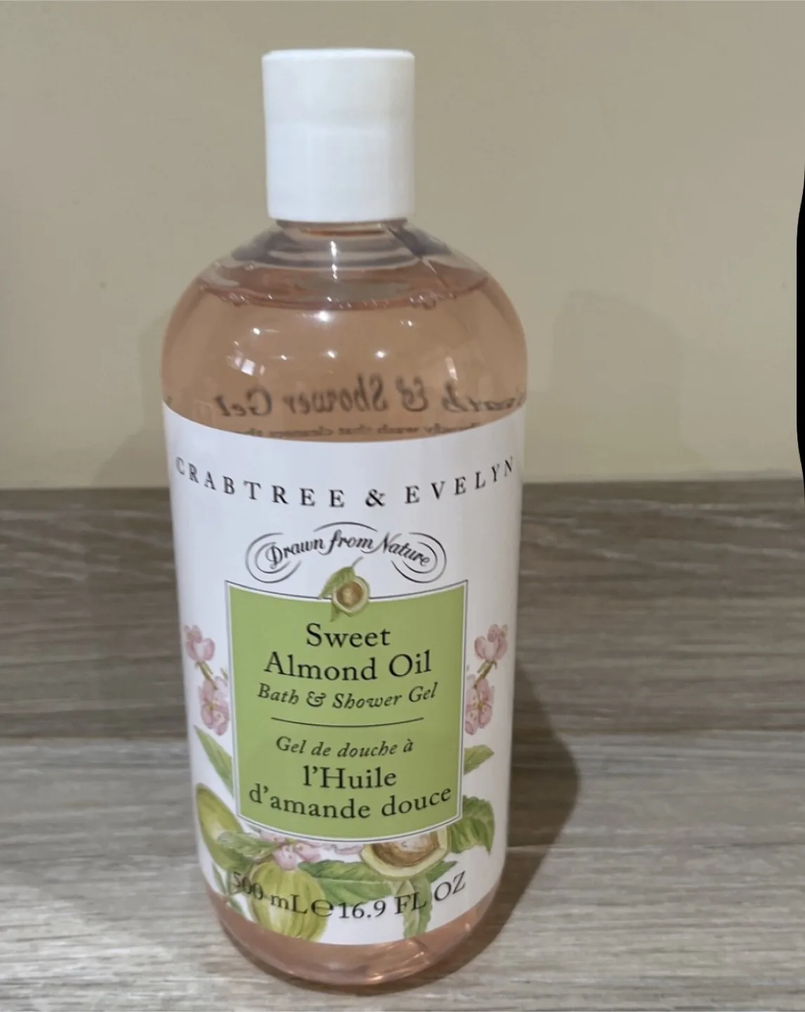 Crabtree & Evelyn Sweet Almond Oil body wash - 500ml - NEW thumbnail