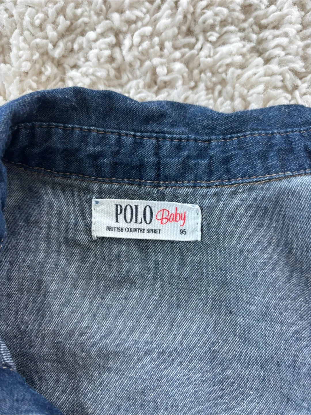Polo Baby Denim Shirt - Size 95 image indicator(3)