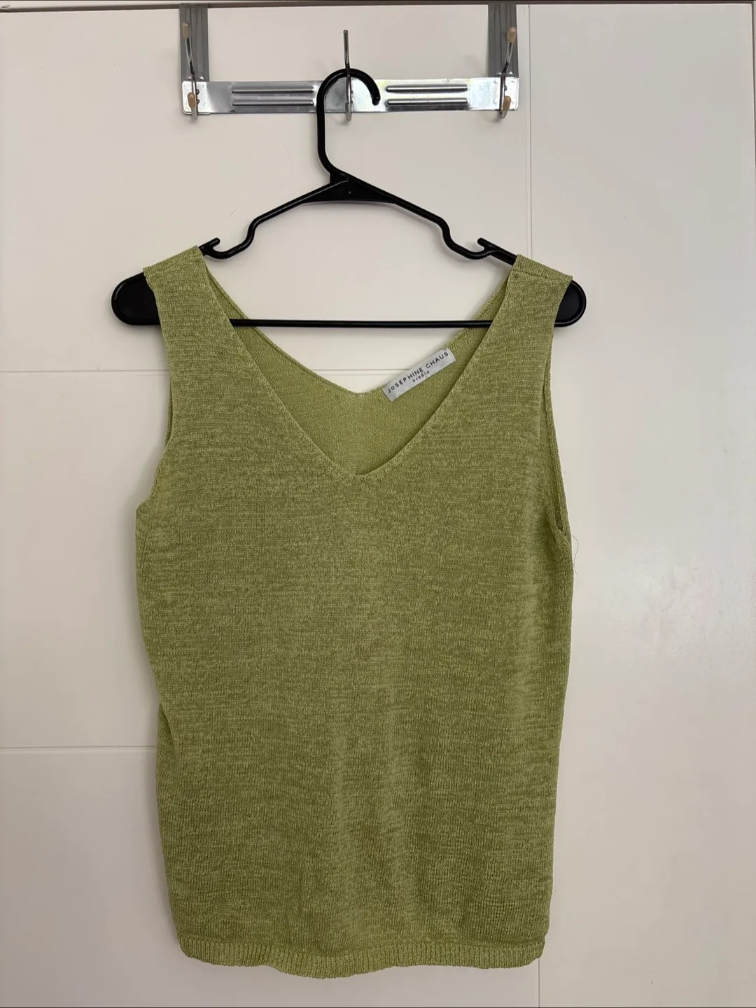 Josephine Chaus Studio Green Tank Top thumbnail