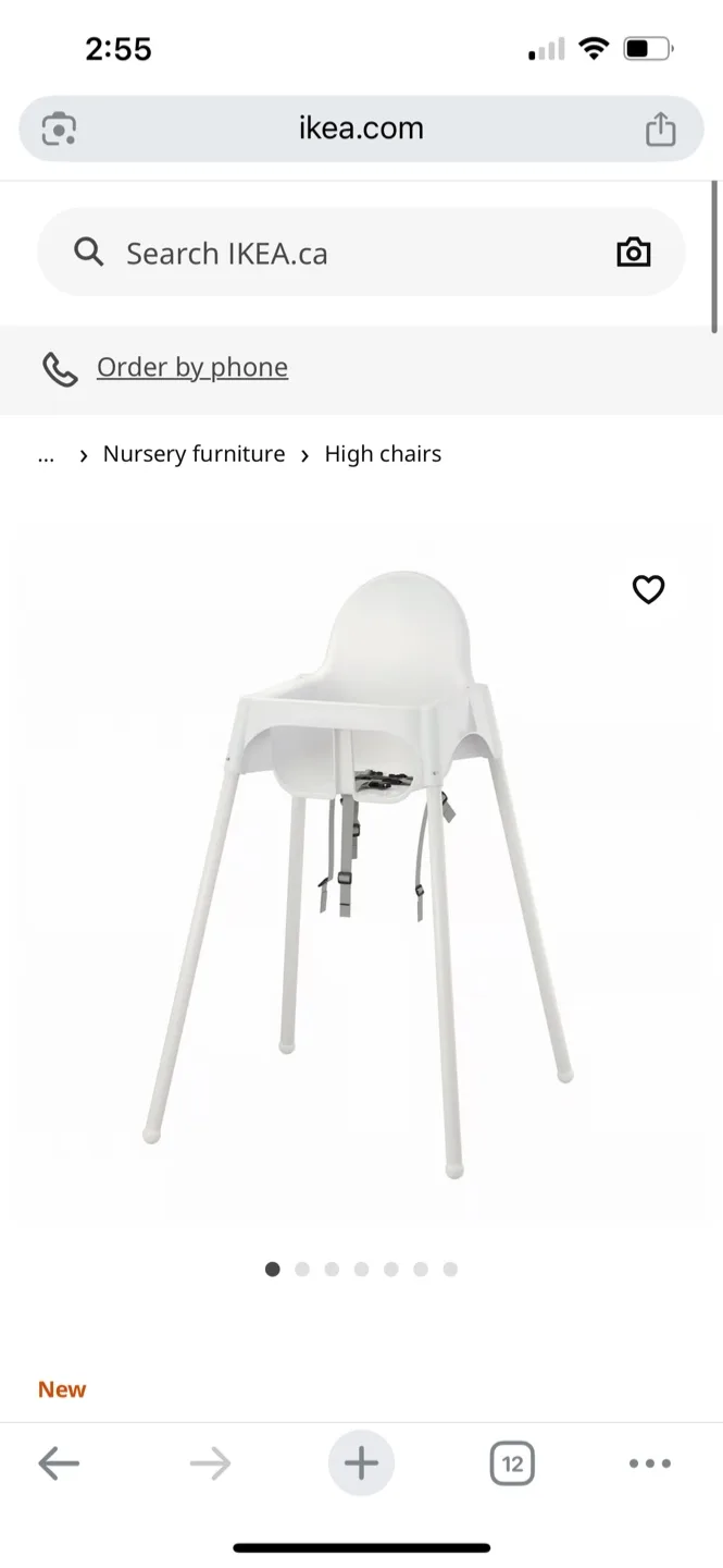 IKEA Antilop High Chair - 2 available image indicator(2)