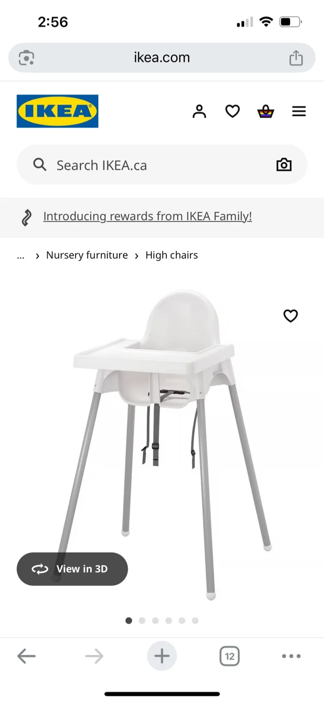 IKEA Antilop High Chair - 2 available image indicator(3)