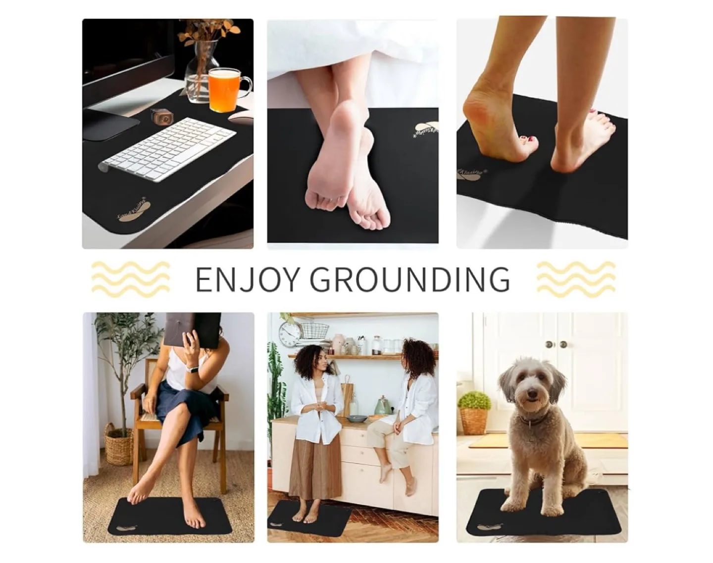 LandKissing Grounding EMF Mat 24x16 image indicator(5)