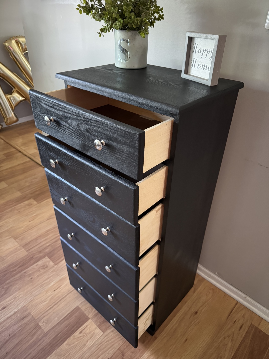✨🖤Beautiful solid oak tall dresser🖤✨ - photo 3