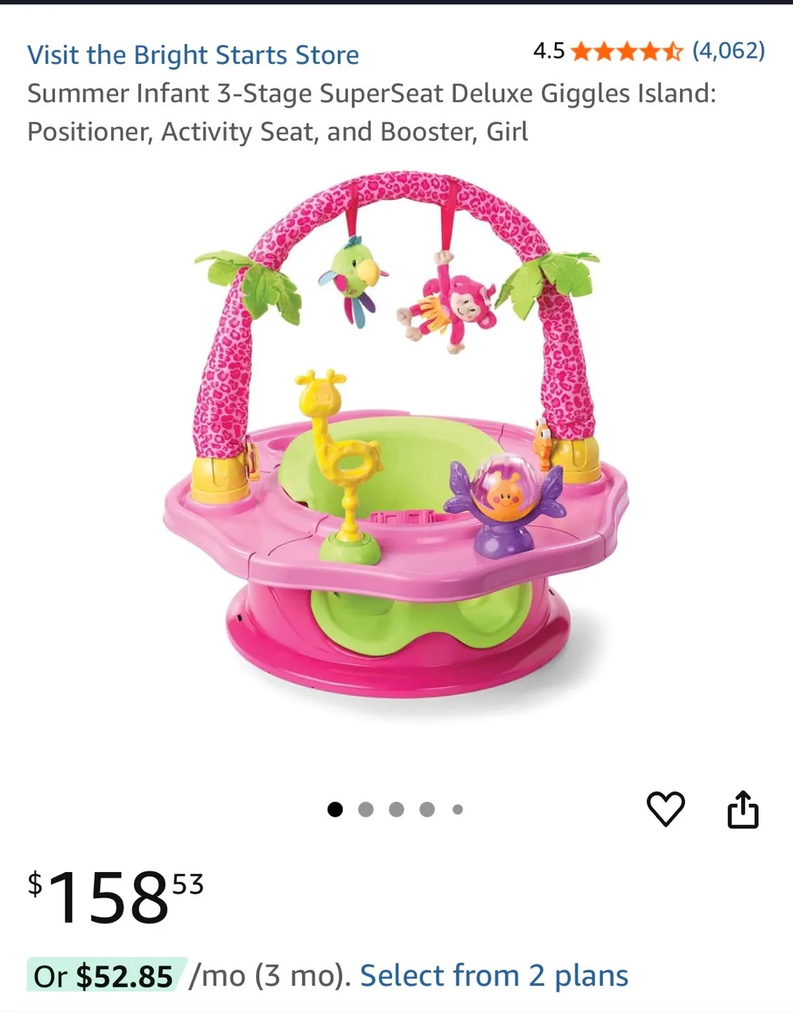 Summer Infant 3-Stage SuperSeat Deluxe Giggles Island thumbnail