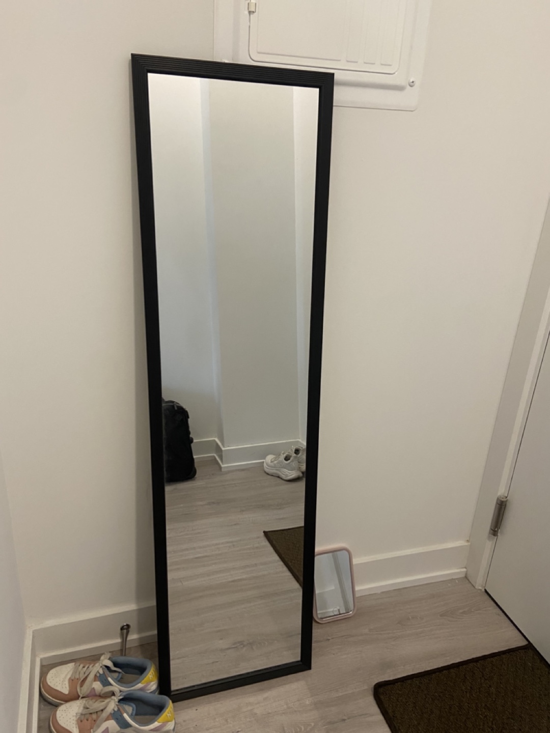 Full Length Black Framed Mirror