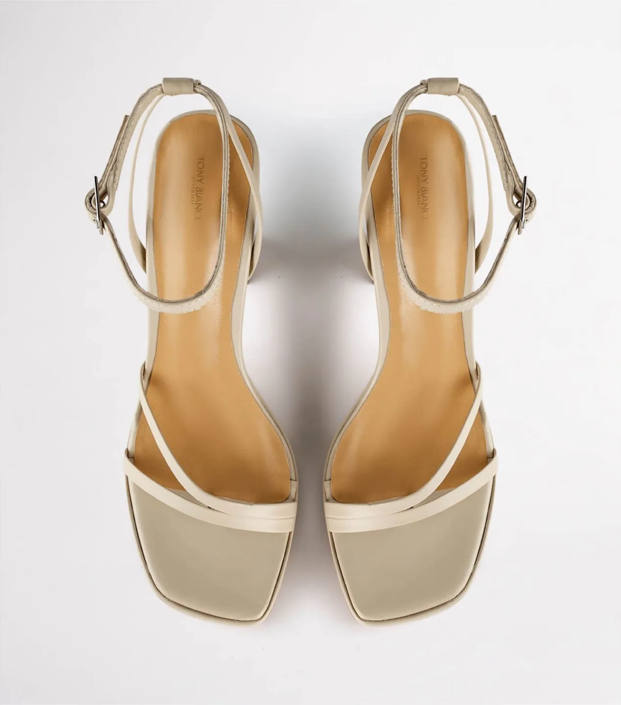 Tony Bianco Vanilla Capretto Detroit Heels (Size 5) thumbnail