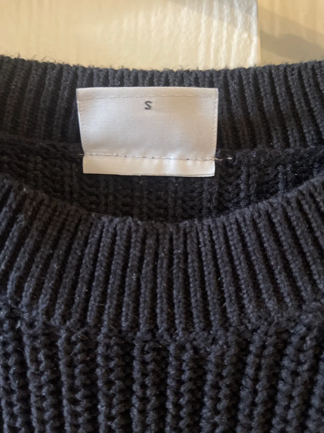 Noisy May Black Knit Sweater Dress - Size S image indicator(3)