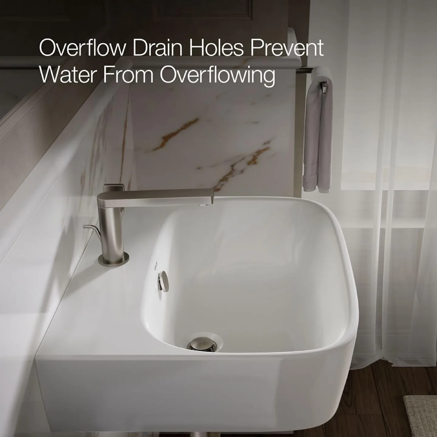 Kohler ModernLife Bathroom Sink, White image indicator(5)