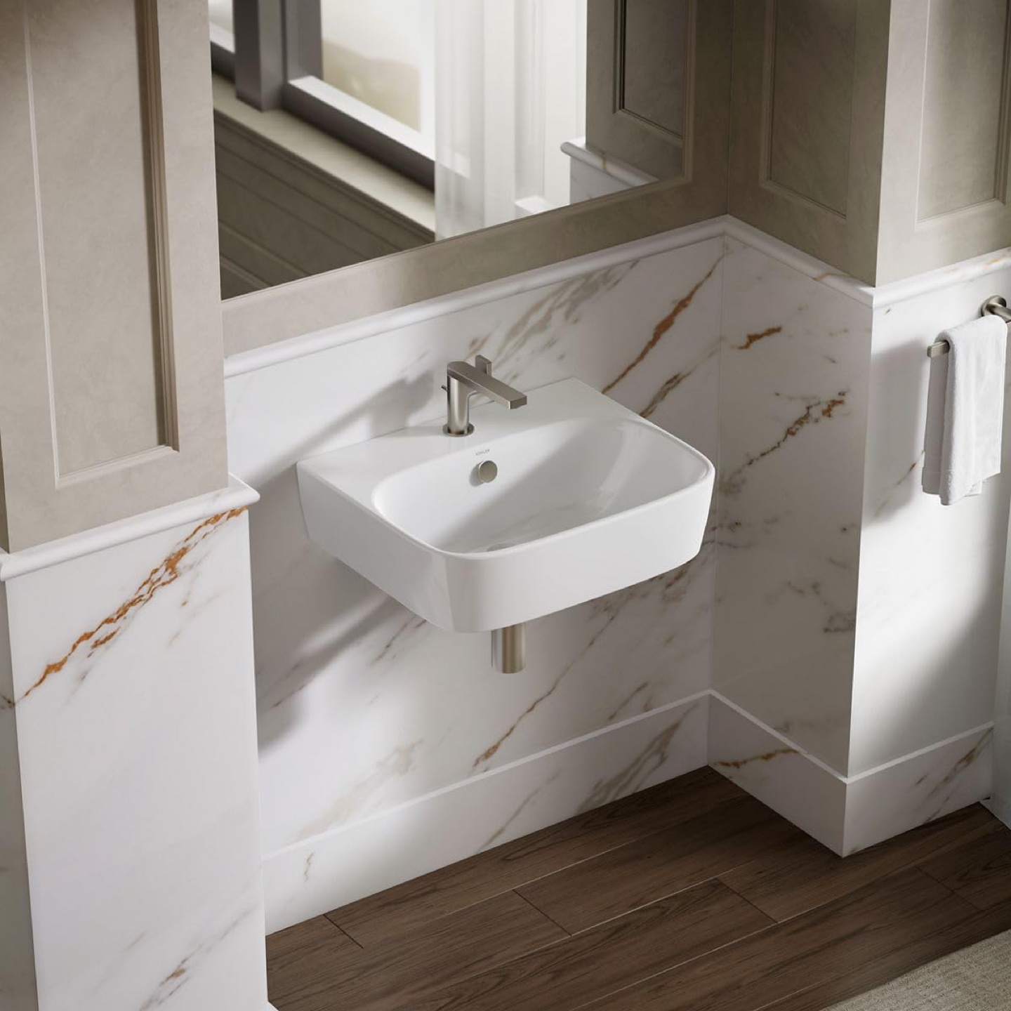 Kohler ModernLife Bathroom Sink, White - photo 2