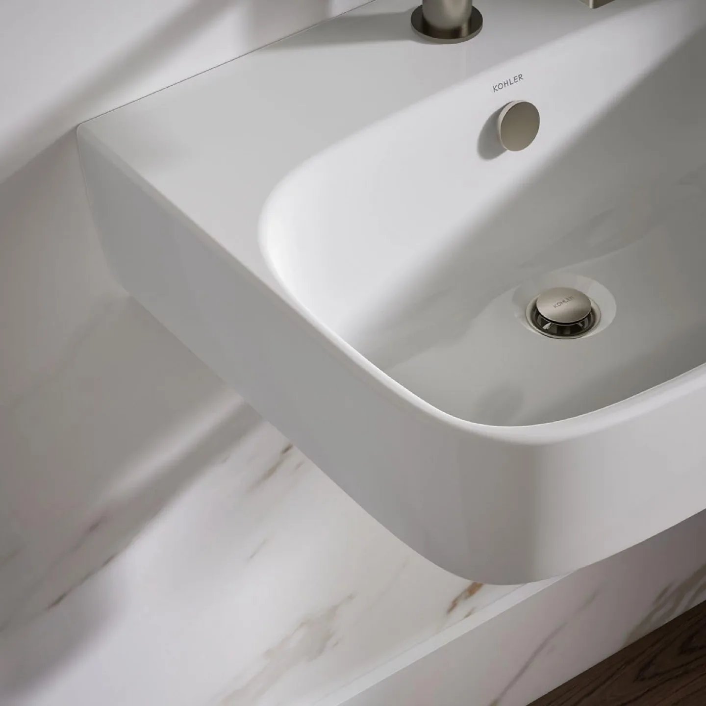 Kohler ModernLife Bathroom Sink, White image indicator(6)