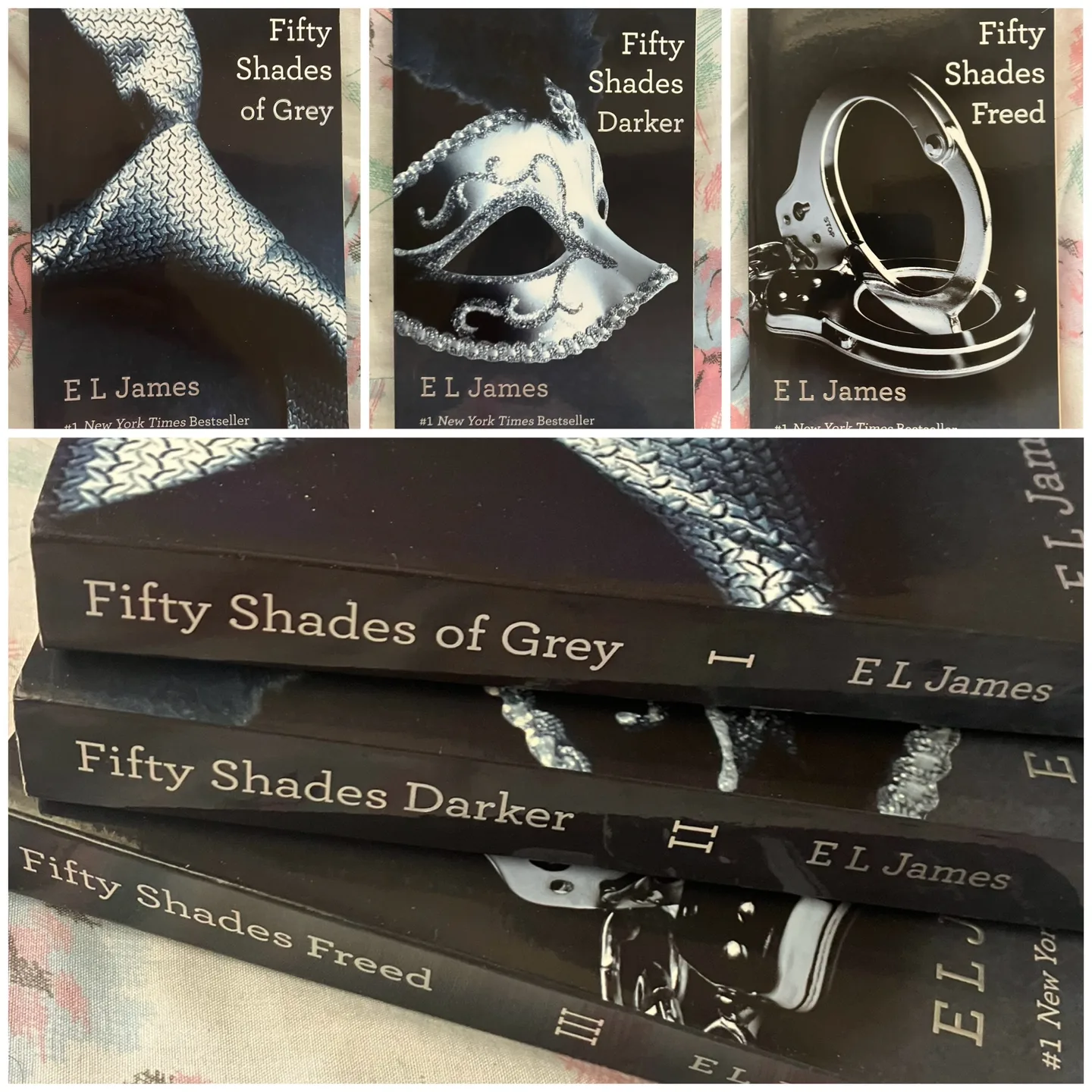 (Books) "Fifty Shades Of Grey" Series by E L James thumbnail