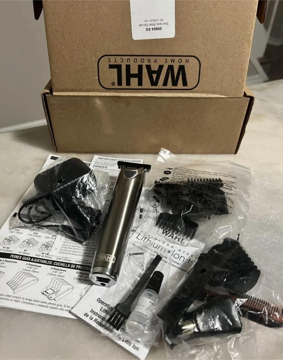 NEW Wahl T-Blade Stainless Trimmer image indicator(2)