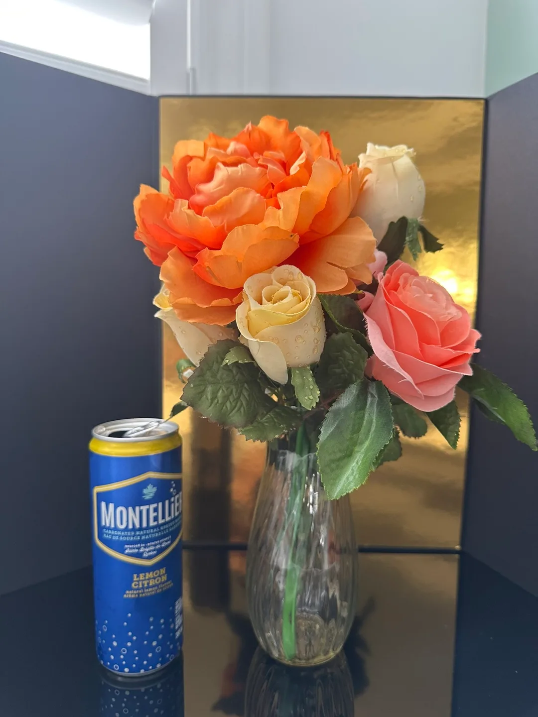 Artificial Flower Arrangement in Vase image indicator(6)