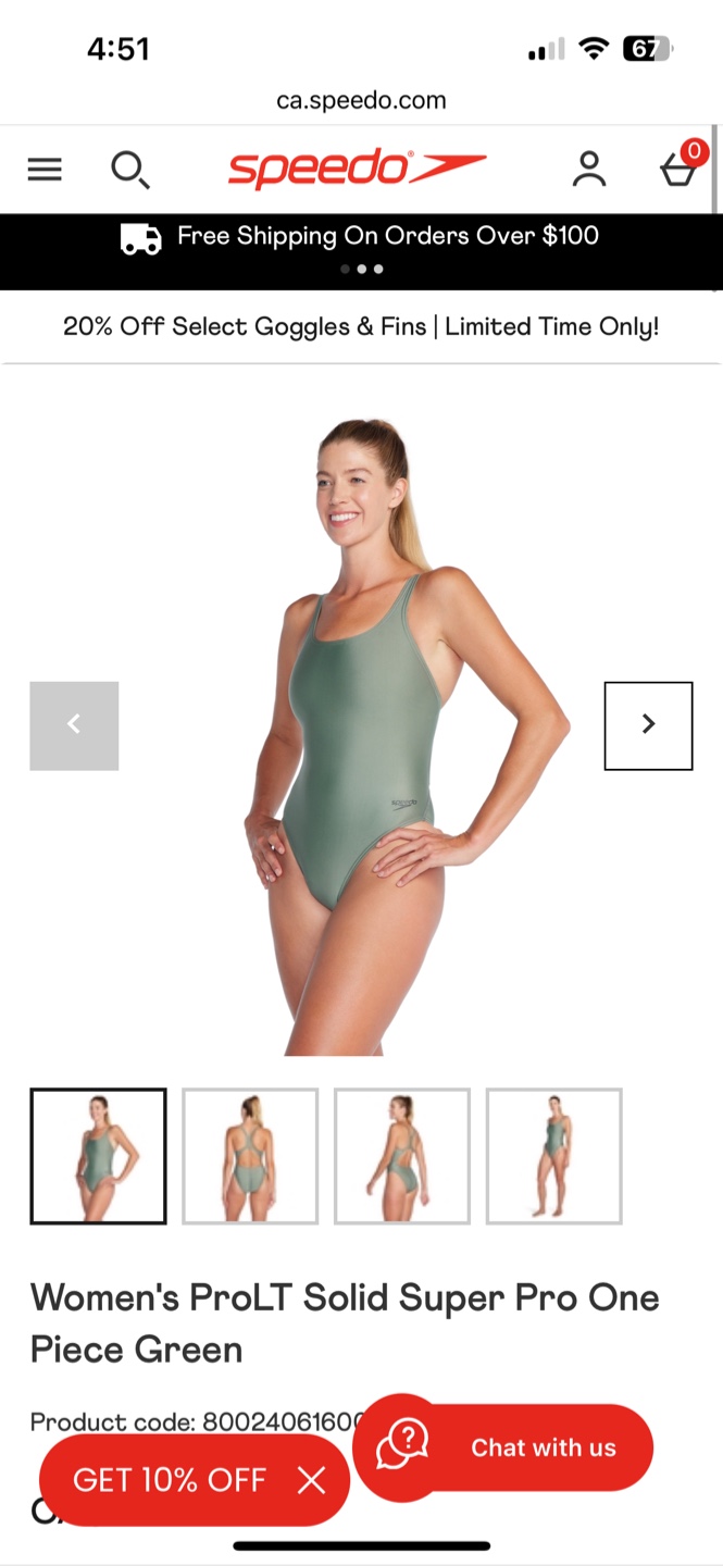 Speedo women’s swimsuit